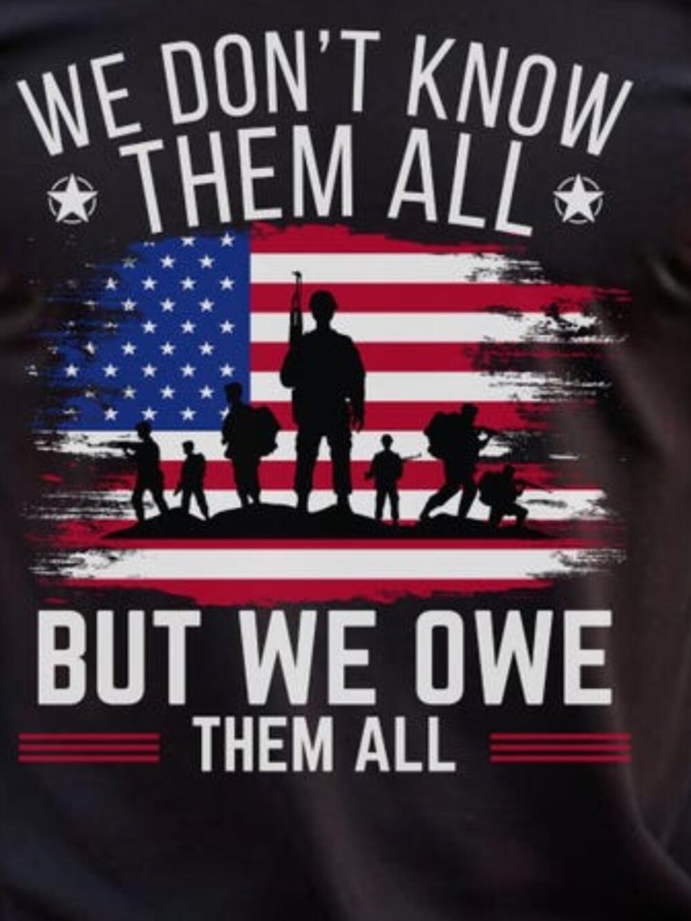 We Owe Them All Veteran Shirt, Memorial Day Shirt - Picture 2 of 3
